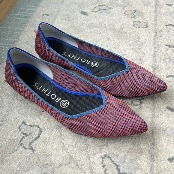 Rothy’s The Point Tangerine Triple Stitch Size 9 - Picture 10 of 10